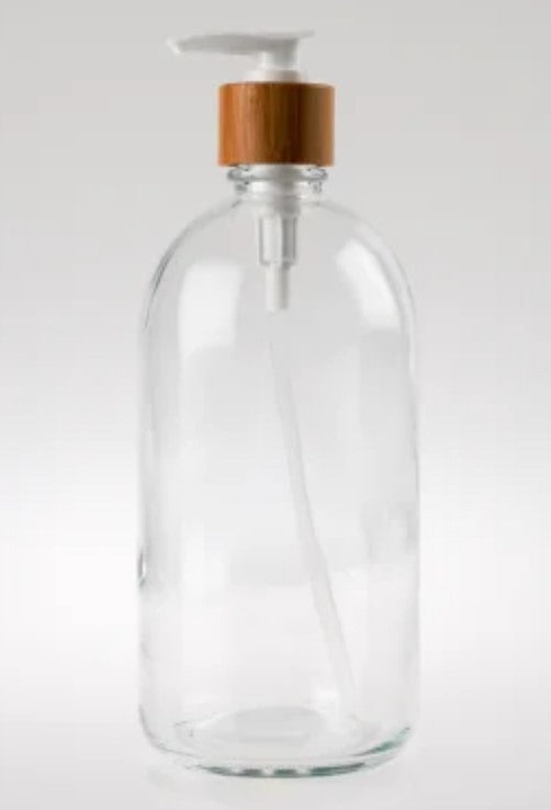500ml Clear Glass Dispenser Bottle