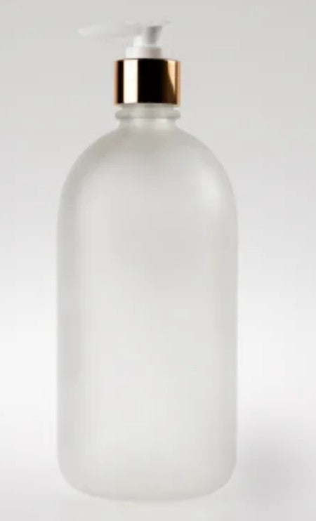500ml Frosted glass dispenser bottle