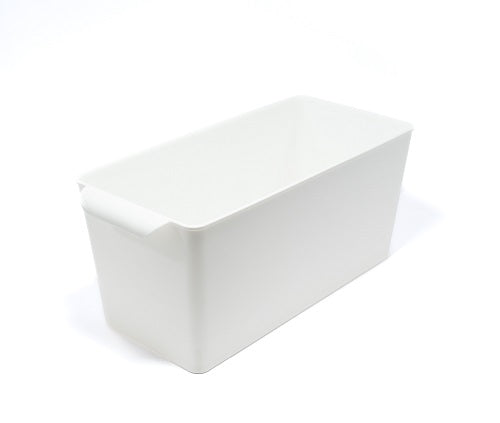 White Storage Tub - White